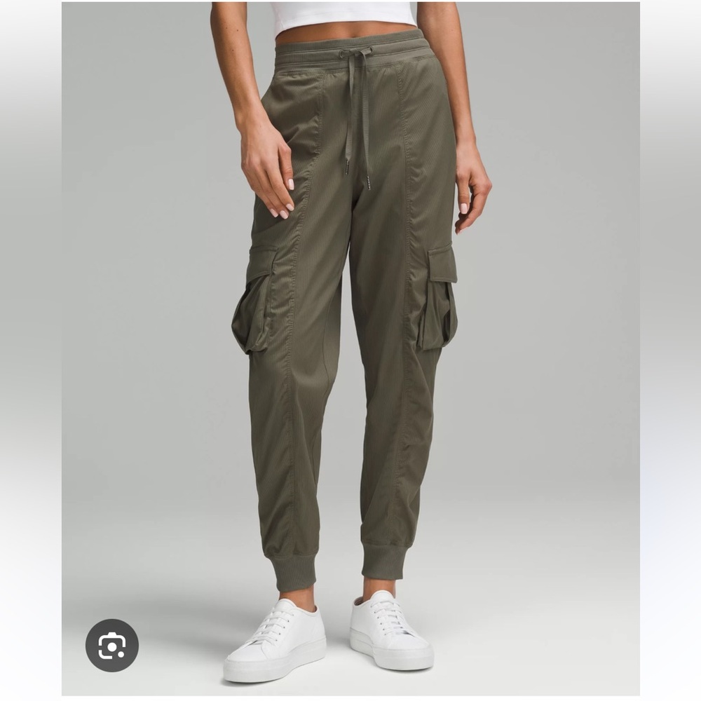 Lululemon Dance Studio Relaxed-Fit Mid-Rise Cargo Jogger Army Green
